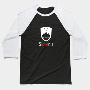 I love Slovenia Baseball T-Shirt